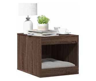 Заграждение за котешка тоалетна 47x59x42 см инженерно дърво