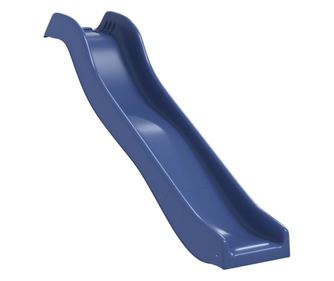 Пързалка за игра синя 174x38 см полипропилен