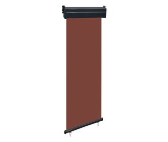 Вертикална тента за балкон, 65x250 см, кафява