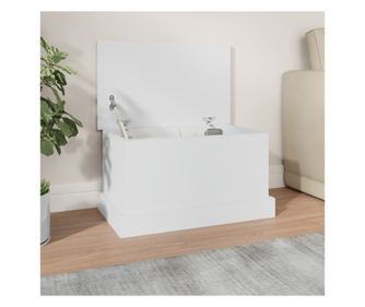 Κουτί Αποθήκευσης, Λευκό, 50x30x28 εκ., Ξύλο Μοριοσανίδα