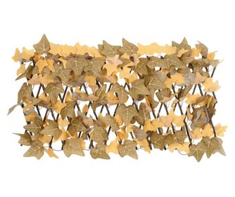 vidaXL Spalier frunze arțar artificiale extensibil, oranj, 180x30 cm