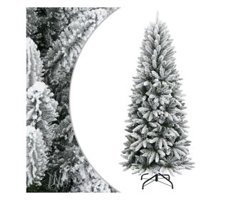 Τεχνητό Χριστουγεννιάτικο Δέντρο με Αφράτο Χιόνι, 180 εκ., PVC&PE