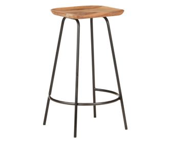 Taburete De Bar, 4 Buc., Lemn Masiv De Acacia