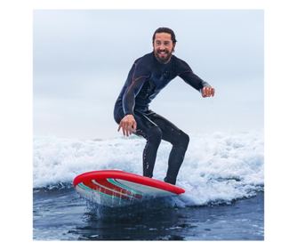 Надуваем SUP Hydro-Force Compact Surf 8, 243x57x7 см