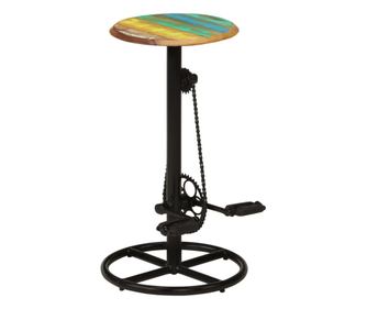 Scaune De Bar, 2 Buc., Lemn Masiv Reciclat