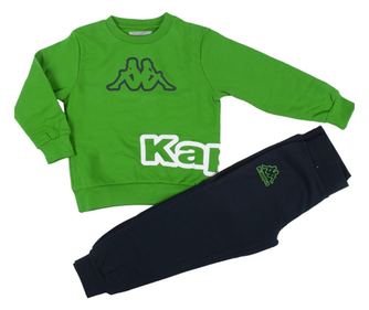 Trening baieti Kappa 8051T0028 3 ani Verde 102 CM