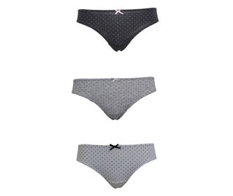 Set 3 Slip dama, Magic dream model 8138 ,Multicolor, M INTL Multicolor M INTL