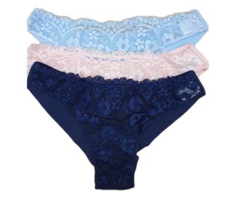 Set 3 Slip brazilian dama, Emy,Multicolor, Marime S Multicolor S INTL