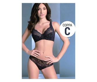 Set sutien si chiloti Love & Bra Lingerie, Negru, 75C EU Negru 3-M Standard / 75C EU