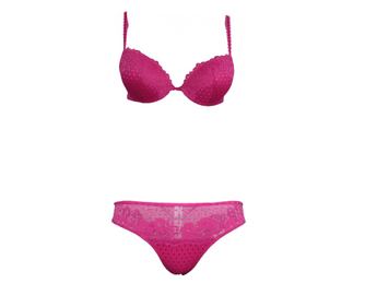 Set sutien si chiloti Eden Infiore, Fucsia, 70 EU Fucsia 2-S Standard / 70 EU