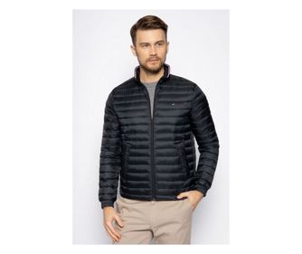 Geaca Tommy Hilfiger din puf Core Circular MW0MW12720 2XL INTL Negru