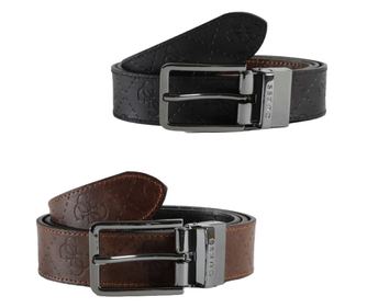 Curea din piele Guess reversibila BM7518 95 Negru/Maro