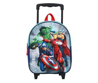 Ghiozdan Troller Avengers Save The day (3D), 12 x 25 x 31 cm Albastru 32 x 26 x 11 cm