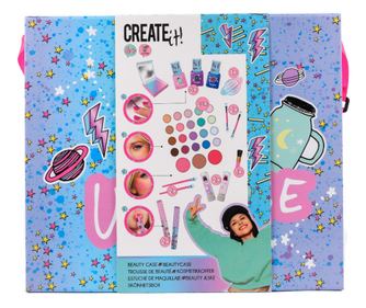 Trusa Machiaj pentru Copii, Create It Beauty Case, 37 de Bucatii Multicolor +5 ani 30.6 x 27 x 4.5 cm