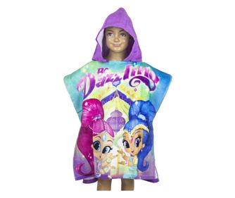 Prosop poncho cu gluga Shimmer&Shine 60 X 120 CM Universala Multicolor Multicolor Universala