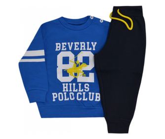 Trening copii Beverly Hills Polo Club 7675T00007 Albastru 12 luni 80 CM