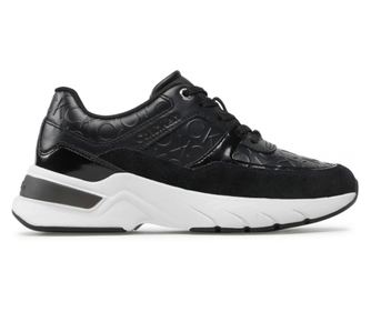 Pantofi sport dama Calvin Klein wedge de piele Negru 36 EU