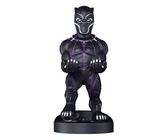 Figurina suport incarcare Avengers Black Panther Negru 24 x 12.5 x 14 cm