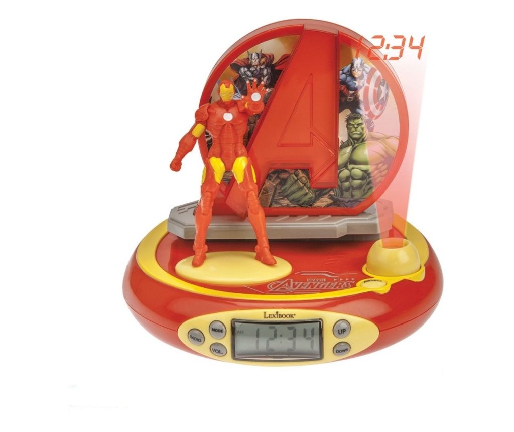 Avengers Multicolor 3D Kids Alarm Clock