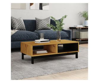 Stolić za kavu "FLAM", 100x50x32,5 cm, masivno borovo drvo