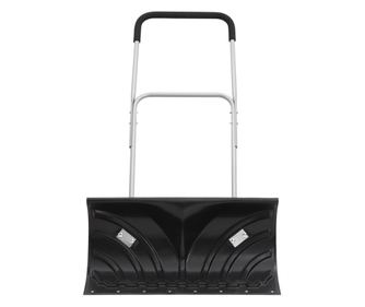 vidaXL Lopată de zăpadă cu mâner extensibil negru 66 cm lamă din oțel