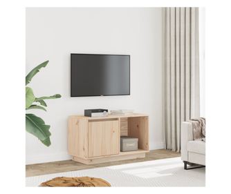 TV stolek, 74x35x44 cm, masivní borovicové dřevo
