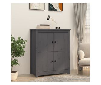 Omarica, siva, 83x41,5x100 cm, masivni borovec