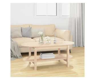 Măsuță de cafea, 110x55x45 cm, lemn masiv de pin