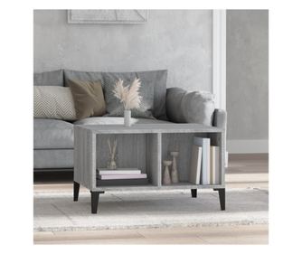 Măsuță de cafea, gri sonoma, 60x50x36,5 cm, lemn prelucrat