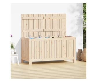 Kertszeti troldoboz, 121x55x64 cm, tmr fenyfa