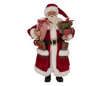 Karácsonyi figura, textil, 16x10x27 cm