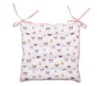 2 darabos, többszínű pamut székpárna szett, 40x40x4 cm