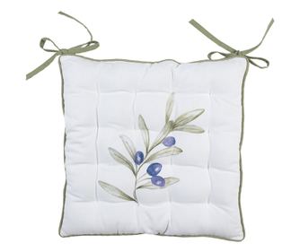 Masline 40x40x4 cm 2 db-os pamut székpárna szett