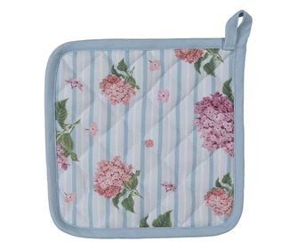 Set 2 bombažni toplotni prtički Hortenzije 20x20 cm