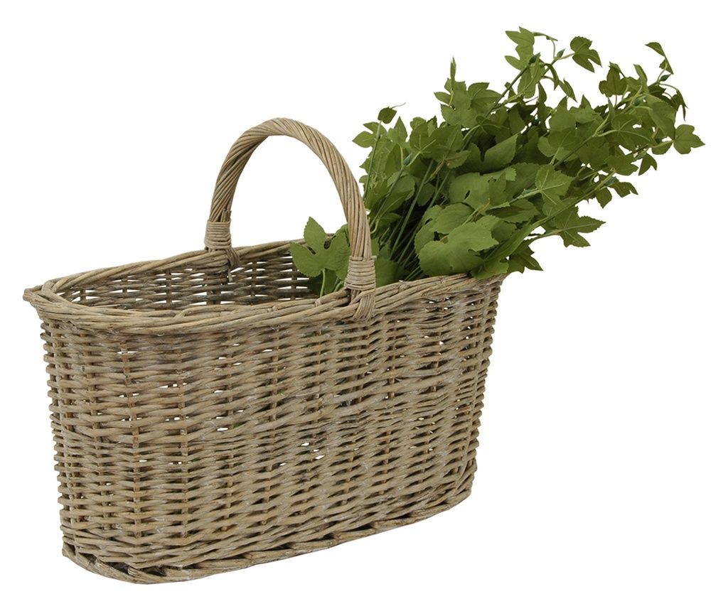 Cos rattan kosár 51x22x40 cm