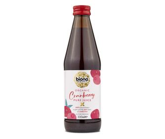 Čistá ekologická brusinková šťáva 330 ml Biona