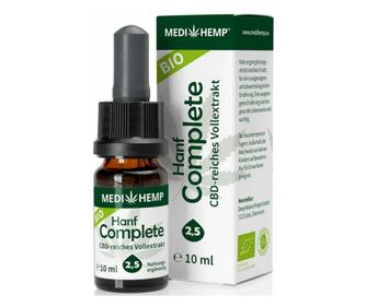 Hemp Complete 2,5% CBD bio, 10ml Medihemp