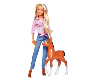 Lutka Simba Steffi Love Little Horse 29 cm s figuricom i priborom