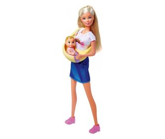 Punčka Simba Steffi Love Baby Bag 29 cm z dodatki