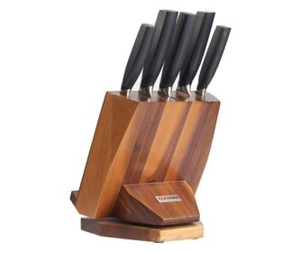 Комплект ножове от 6 части със въртяща се стойка - Zokura