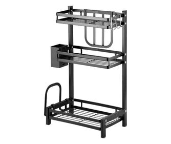 Fűszertartó állvány, szénacél, 35,5x23x60cm - Zokura