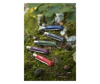 Nóż składany N°08, stal nierdzewna, 8,5 cm, "Colorama", Khaki - Opinel