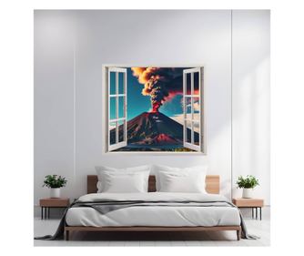 Πολύχρωμο Διακοσμητικό Τοίχου από Αλουμινόχαρτο για το Σπίτι, 125 x 110cm, VIEW TO HAVEN 11