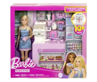 BARBIE BABA BARBIE YOU CAN BE SET KÁVÉZÓ