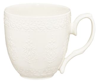 Cana portelan 350ml, model paisley, AMBITION Galactic White