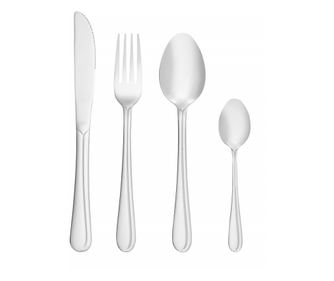 Set tacamuri inox, 24 piese, 6 persoane, AMBITION Capri