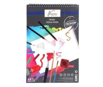 Bloc desen cu spira A4 20 file 300g/mp Nassau Fine Art