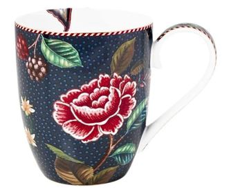 Cană porțelan, Pip Studio, Blue, 450ml, colecția Berry Blues