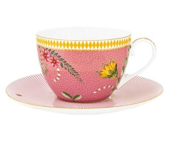 Κούπα εσπρέσο με πιατάκι, Pip Studio, 280ml, συλλογή La Majorelle