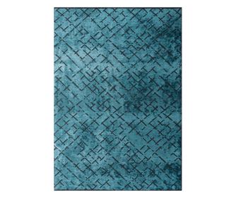 Dizájner szőnyeg MYSTIQUE TURQUOISE, kézzel készített, 240 x 340 cm